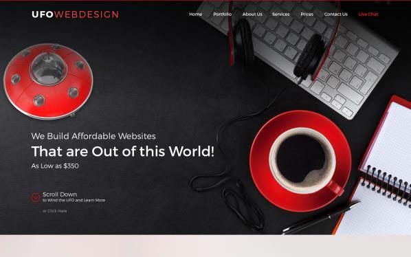 UFO Web Design website