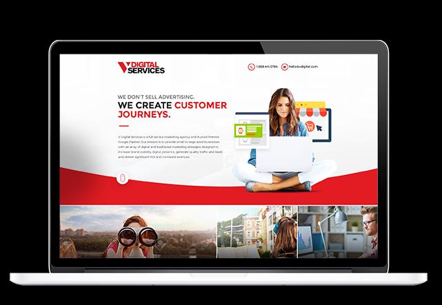 V Digital Services website