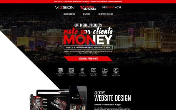 Vizsion Inc website